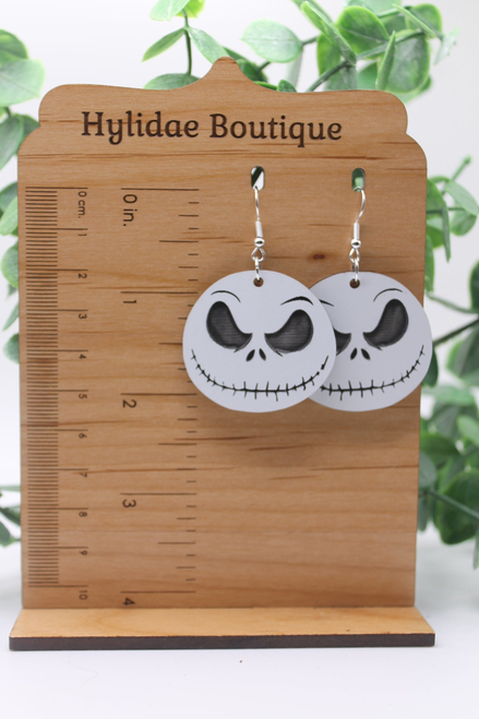 Jack || Acrylic Dangle Earrings || Hypoallergenic