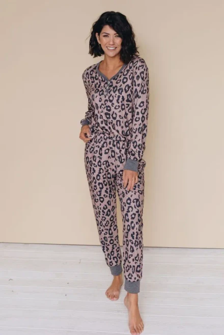 Chloe Leopard Pajama Set