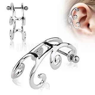 316L Surgical Steel Sleigh Cartilage Earring