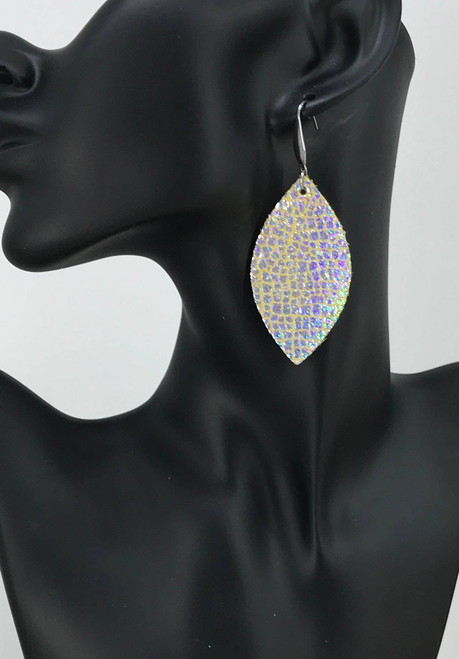 Halo Leather Earrings 