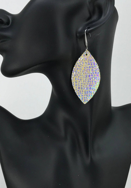 Halo Leather Earrings 