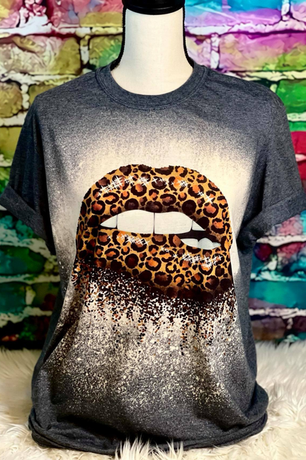 Leopard lips T-Shirt