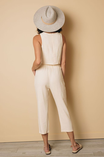 Mari Cropped Tank & Pants Set