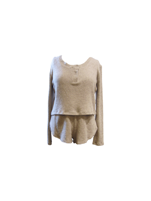 Holiday Lounge Top and Shorts Set