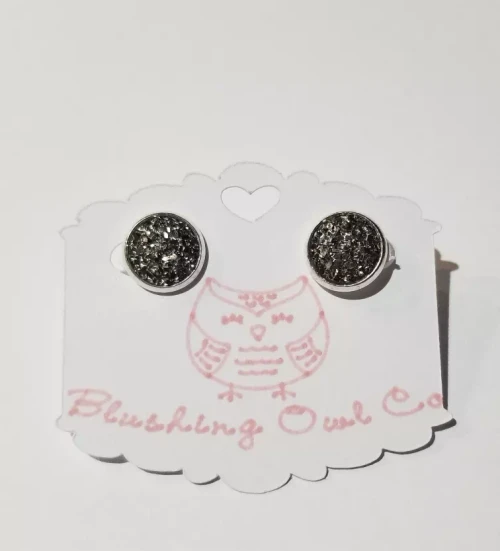 Druzy Stud Earrings