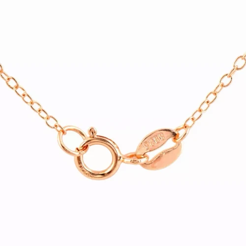 Collette Z Rose Goldplated Sterling Silver Cubic Zirconia Marquise Shape Necklace