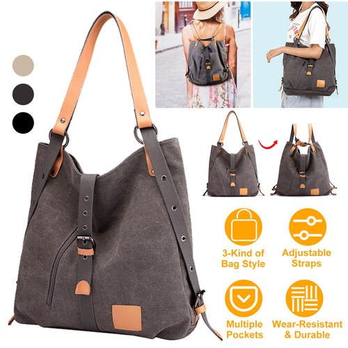 Ladies Canvas Tote Bag 