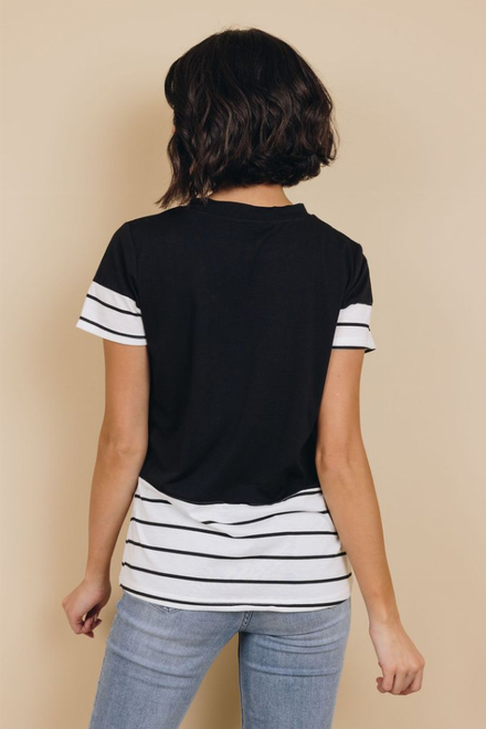 Lorna Striped Leopard Shirt