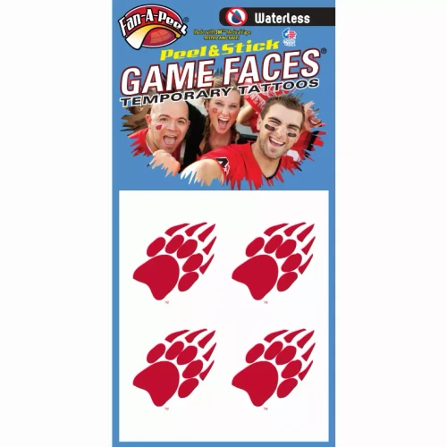 Waterless Peel & Stick Temporary Tattoos Fan-A-Peel / Gamesfaces
