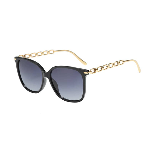 Large Lens Gold Color Chain Arms