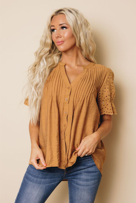 Atlas Pleated Blouse
