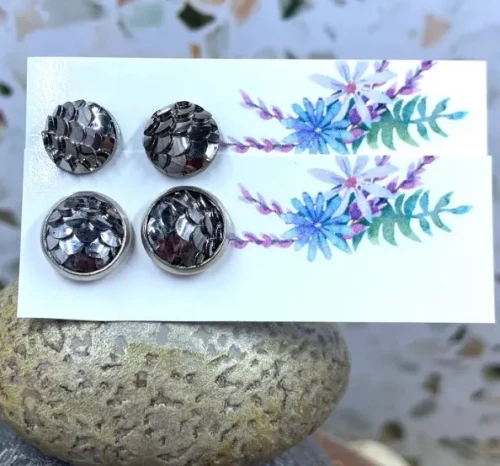 Mermaid Scale Studs