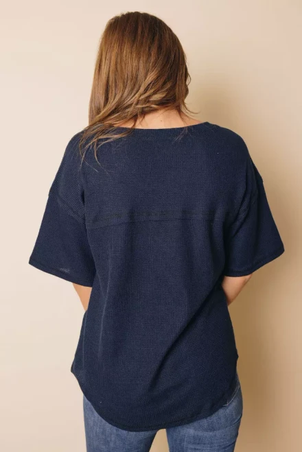 Workin' Myself Waffle Knit Tee