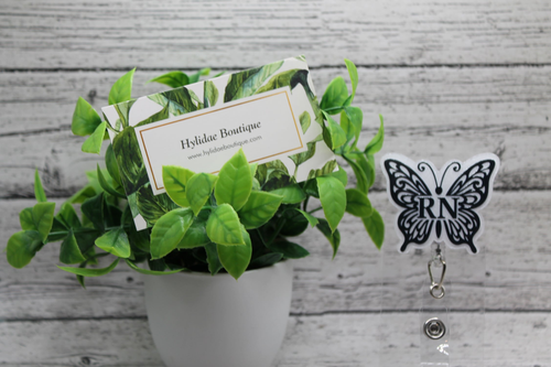 RN Butterfly Badge Reel