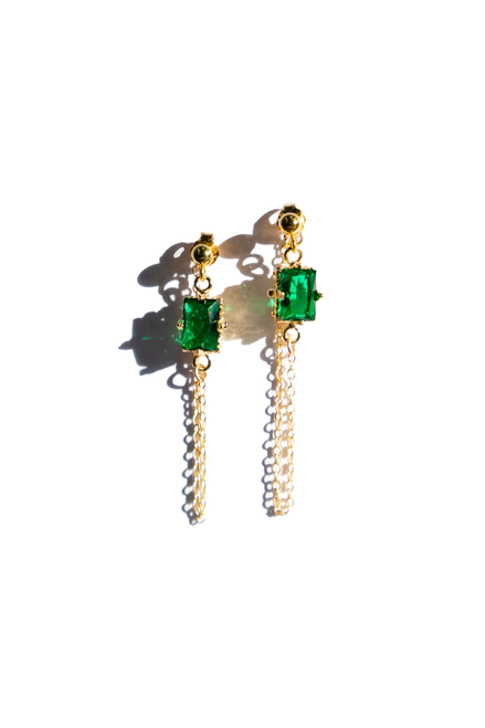 Eden Zircon drop earrings