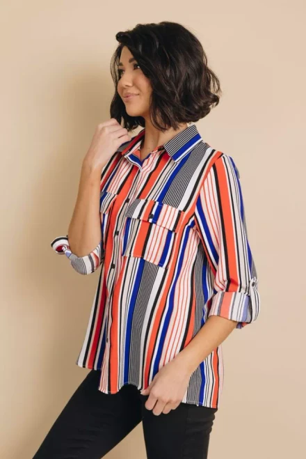 Possibilities Striped Shirt