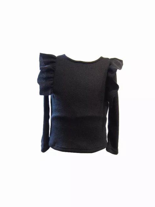 Leopard Ruffle Top
