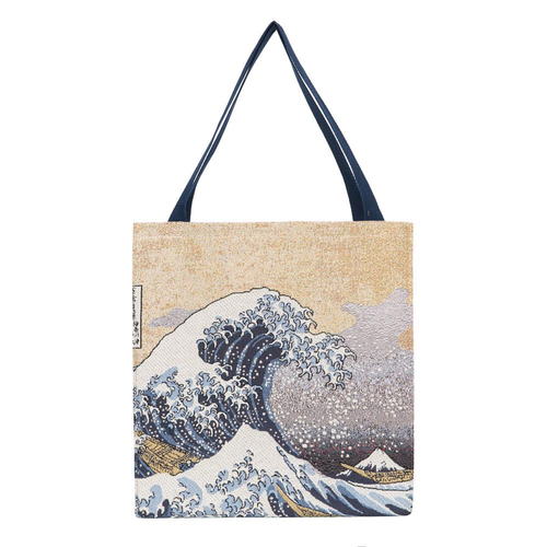 Great Wave Of Kanagawa Foldable Gusset Shopping Bag