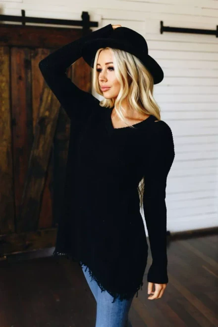 Knit Waffle Sweater