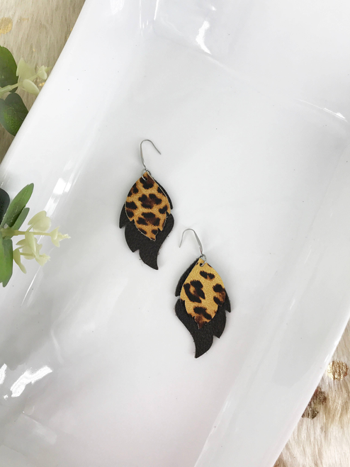 Genuine Leather Earrings 