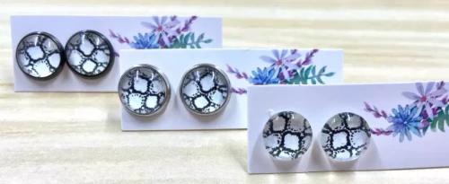 Animal Print Studs