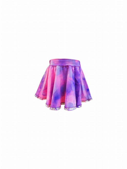 Purple Stars Skater Skirt