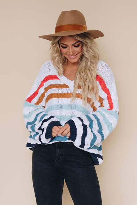 Bubblegum Knit Braided Sweater