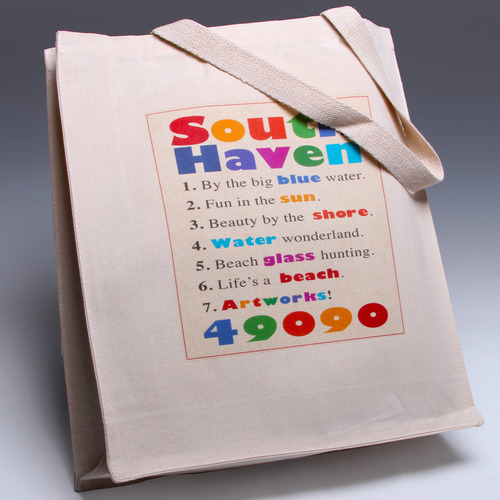 Fully Gusseted Colorful CUSTOM Tote Bag
