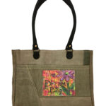 Dream Big Recycled Military Tent Shoulder Bag