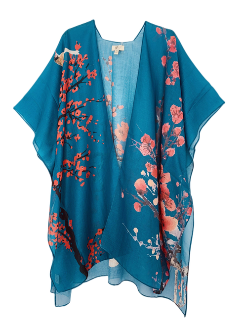 Cherry Blossom Bird Kimono