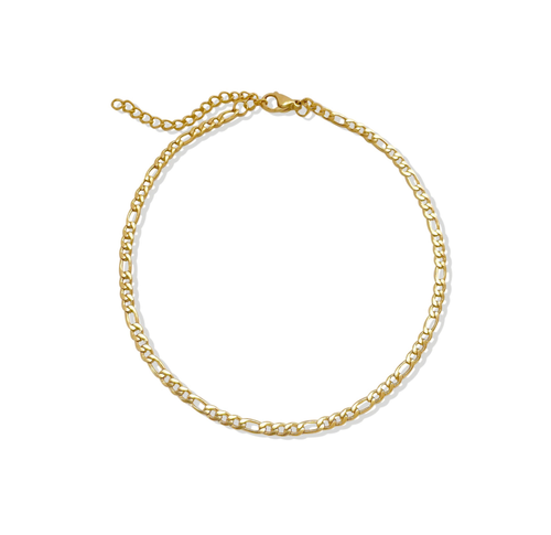 BOBBI DAINTY GOLD FIGARO ANKLET