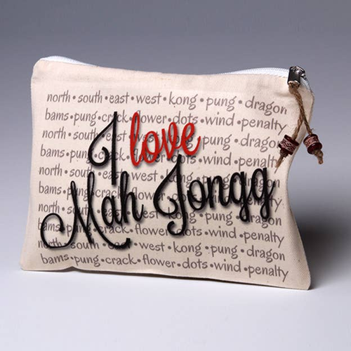 I Love Mah Jongg Pouch