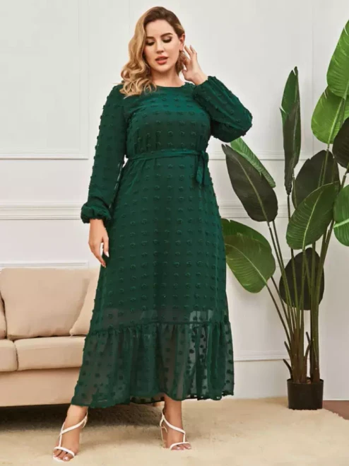 Eastern Women Ruffles Dress