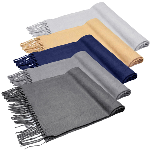Mens Womens Oversize Cashmere Wool Shawl Wraps Blanket