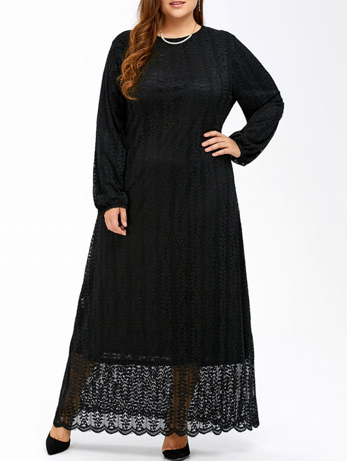 Vestido Lace Evening Dress