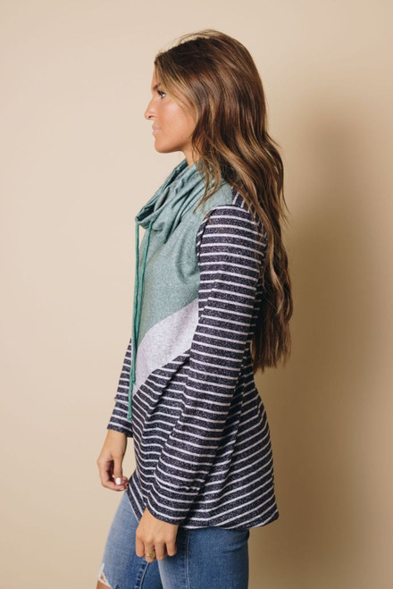Seamus Color Block Hoodie