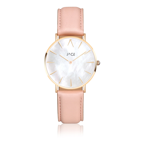 "NASSAU" WOMENS LEATHER BAND WATCH