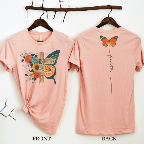 Faith Butterfly T-shirt