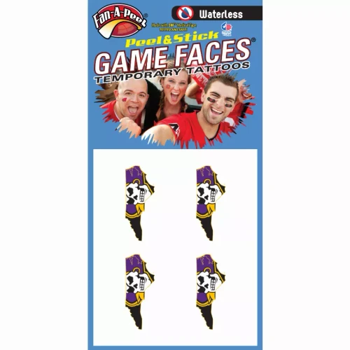 Waterless Peel & Stick Temporary Tattoos Fan-A-Peel / Gamesfaces