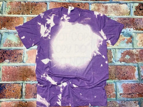 Bella Purple Bleached Blank Tee