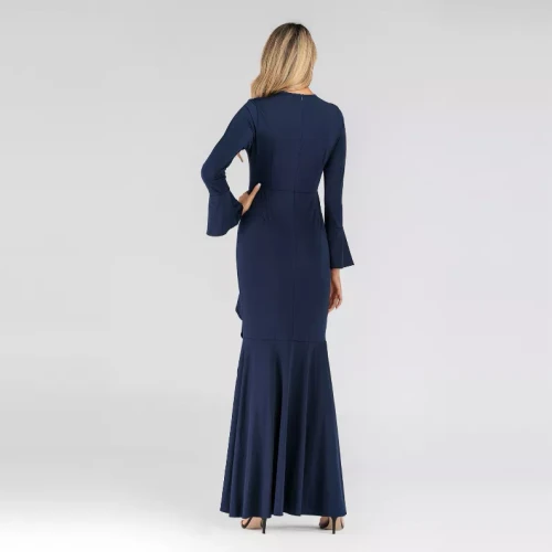 High Low Ruffles Hem Dress