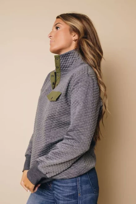 Perks Quilted Pullover