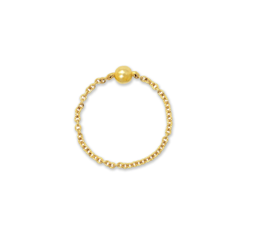 MILA GOLD DAINTY CHAIN RING