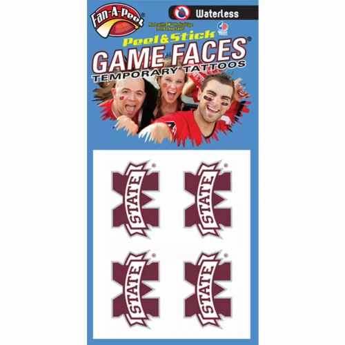 Waterless Peel & Stick Temporary Tattoos Fan-A-Peel / Gamesfaces