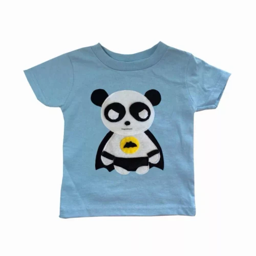 Kids Superhero Shirt - Team Super Animals - Flying Panda