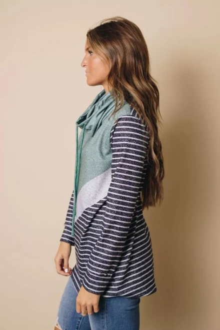 Seamus Color Block Hoodie