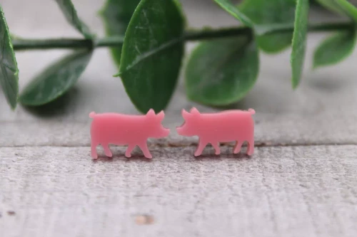Piglets || Stud Earrings || Hypoallergenic