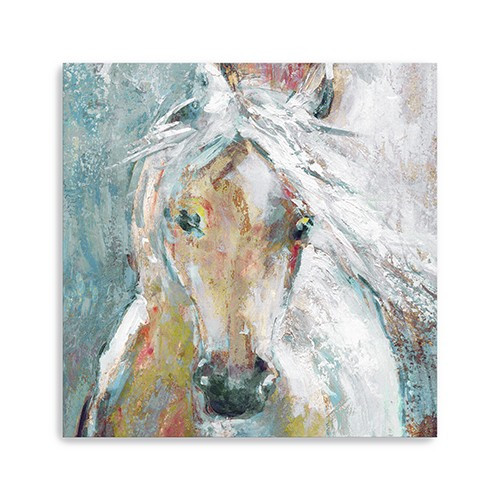 Whimsical Horse Unframed Print Wall Art Polyester