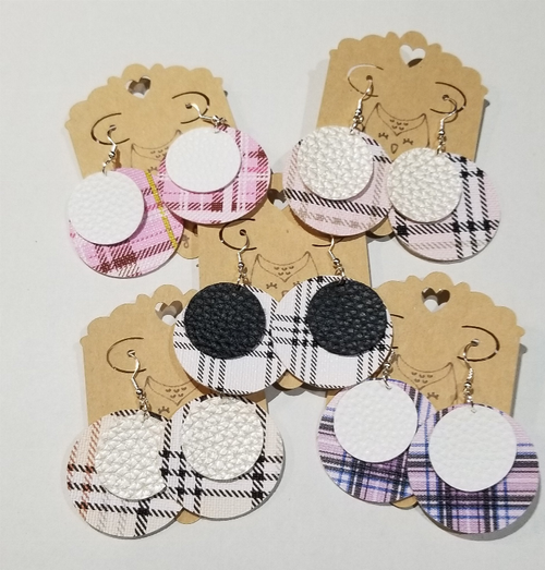 Preppy Plaid Earrings