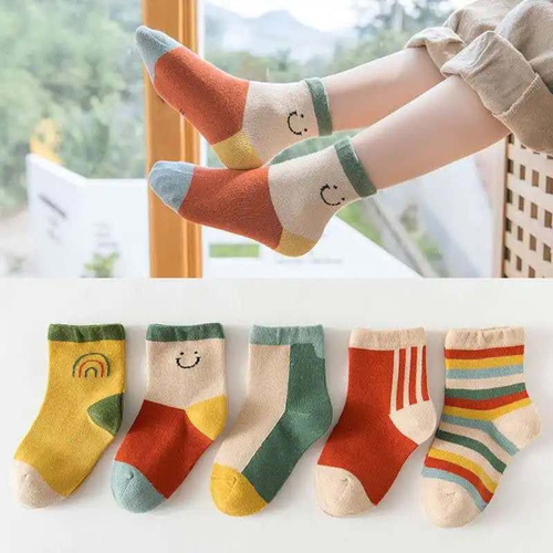 Happy Days Organic Cotton Socks for Kids Bundle